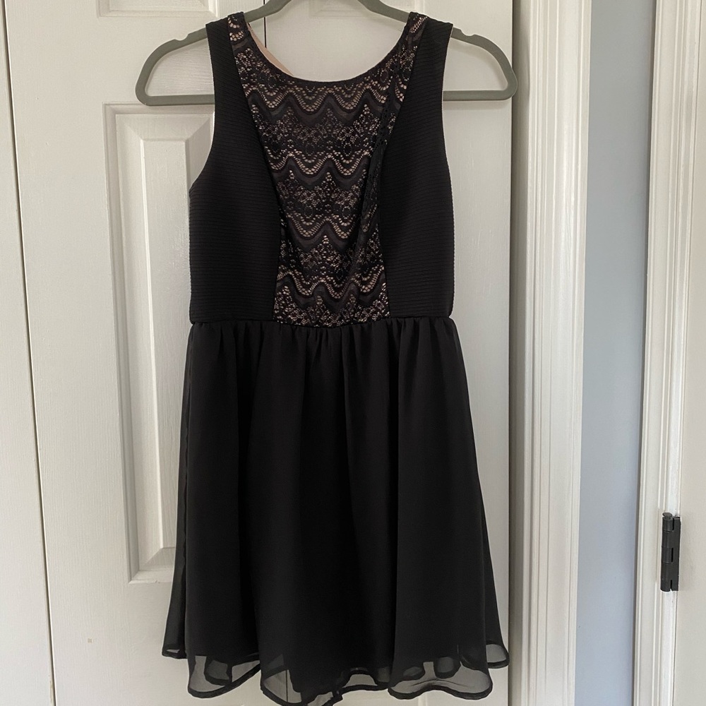 black dress